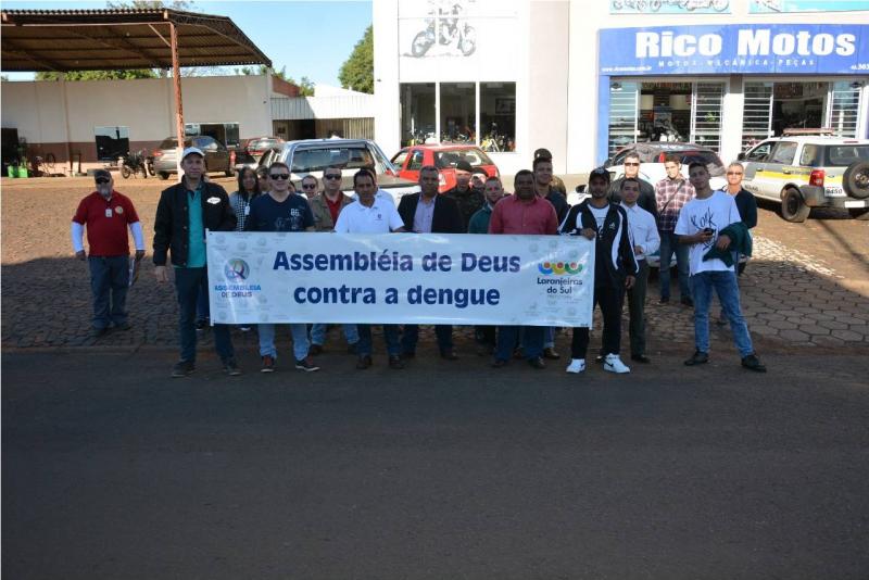 Vereador Valmir Sete representa o Legislativo em ação contra a dengue